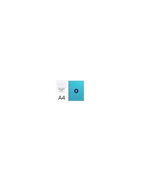 CUADERNO ESP.A4 MICRO ANTARTIK T.FORRADA80H 90GR.HOR.1B.4 TAL.TURQ.