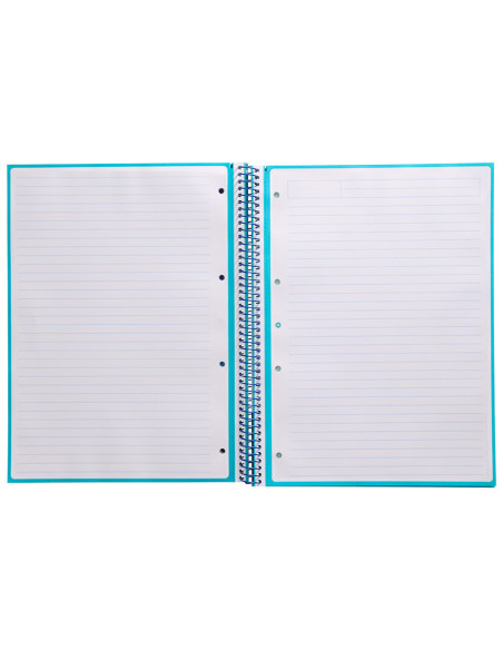 CUADERNO ESP.A4 MICRO ANTARTIK T.FORRADA80H 90GR.HOR.1B.4 TAL.TURQ.