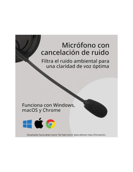 AURICULAR HI-FI MICROFONO USB CABLE 180 CM