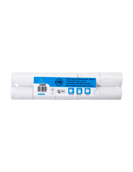 ROLLO SUMADORA EXACOMPTA SAFE CONTACT TERMICO 57MM X 35MM 44 G/M2