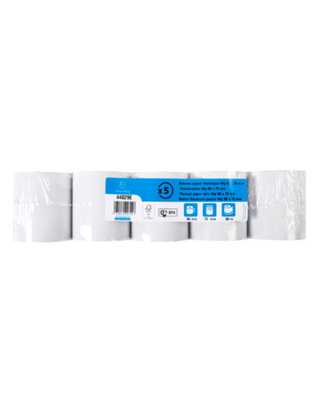 ROLLO SUMADORA EXACOMPTA TERMICO 80MM X 80MM 44 G/M2