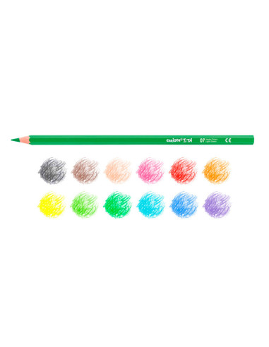 LAPICES CARIOCA TITA MINA 3MM TUBO METAL 12 SURT.+ SACAPUNTAS