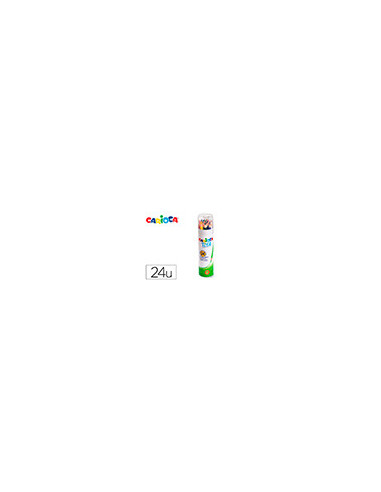 LAPICES CARIOCA TITA MINA 3MM TUBO METAL 24 SURT.+ SACAPUNTAS