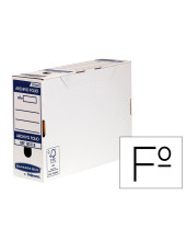 CAJA ARCHIVO DEFINITIVO FELLOWES FL. CARTON REC 100%  100MM  AUTO AZ.
