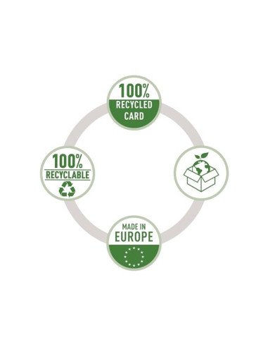 CARPETA LEITZ RECYCLE GOMAS A4 CARTON RECICLABE 100% NG.