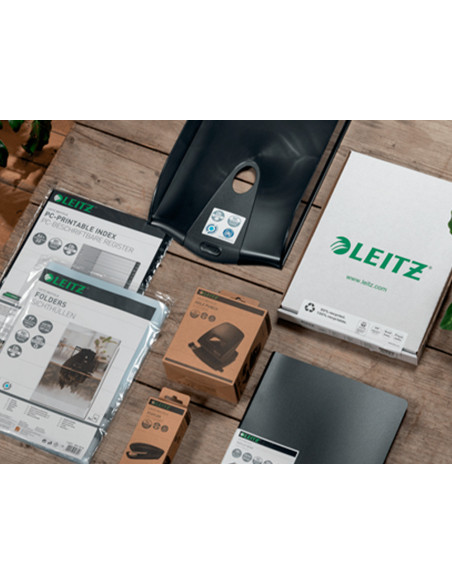 CARPETA LEITZ RECYCLE GOMAS A4 CARTON RECICLABE 100% NG.