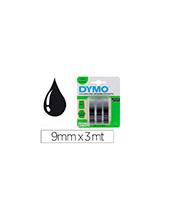 CINTA DYMO 3D 9MM X 3MT ROTULADORA OMEGA/JUNIOR NG.BLISTER 3 UD. 2