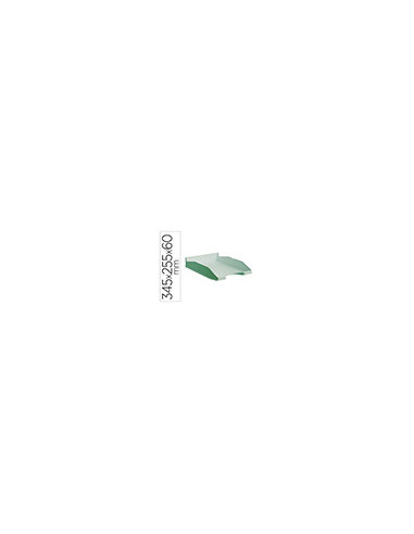 BANDEJA ARCHIVO 2000 ECOGREEN PLAST.100% RECICLADO APILABL A4 FL. VE.