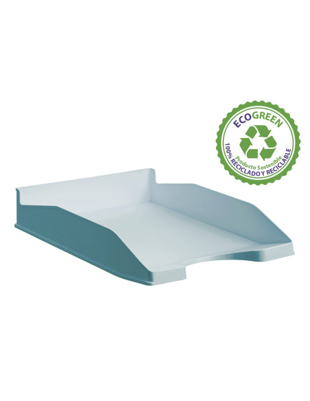 BANDEJA ARCHIVO 2000 ECOGREEN PLAST.100% RECICLADO APILABL A4 FL. AZ.