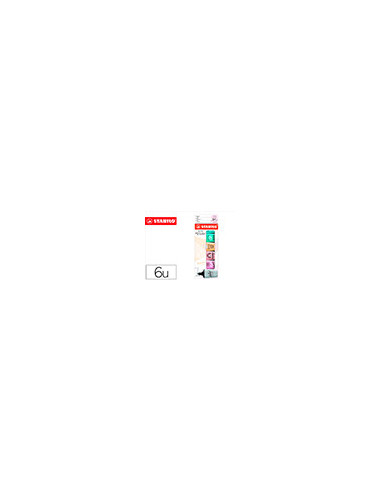 ROTULADOR STABILO BOSS MINI PASTEL LOVE  6 UD.SURT.