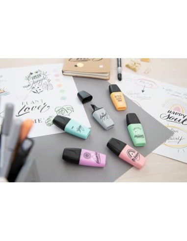 ROTULADOR STABILO BOSS MINI PASTEL LOVE  6 UD.SURT.