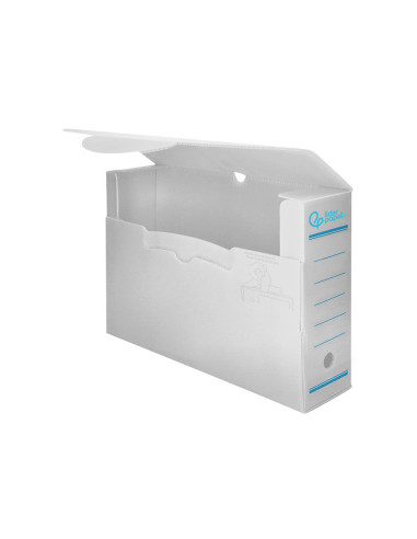 CAJA ARCHIVO DEFINITIVO PLASTICO BLANCO TAMAÑO 36X26X10 CM