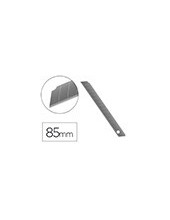REPUESTO CUTTER ESTRECHO METALICO Q-CON.0,5X9 MM BLISTER 10 CUCHILLAS 2