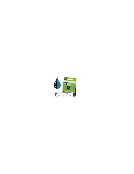 CINTA DYMO 45016 12MMX7MT NG./AZ. D1