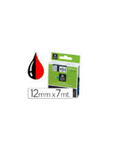 CINTA DYMO 45017 12MMX7MT NG./RJ. D1 2