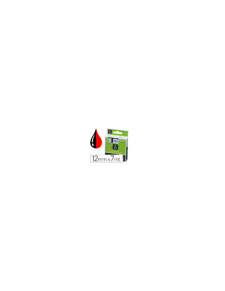 CINTA DYMO 45017 12MMX7MT NG./RJ. D1