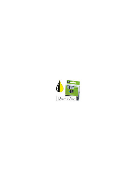 CINTA DYMO 45018 12MMX7MT NG./AM. D1