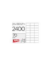 ETIQUETA ADH. APLI 1273 70X37MM 100H. 2