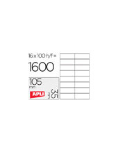 ETIQUETA ADH. APLI 1287 105X35MM 100H. 2