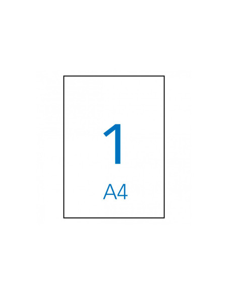 ETIQUETA ADH. APLI 1281 210X297MM 100H.