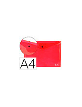 CARPETA BEAUT.DOSSIER BROCHE 34040 PP DIN A4 ROJA TPTE.-50 H. 2