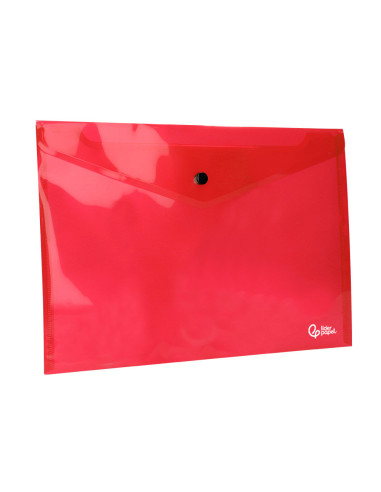 CARPETA BEAUT.DOSSIER BROCHE 34040 PP DIN A4 ROJA TPTE.-50 H.