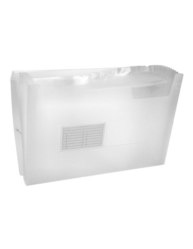 CARPETA BEAUT.CLASIF.FUELLE 32114 PP DIN A4 INCOLORA 13 DEPARTAMENTOS