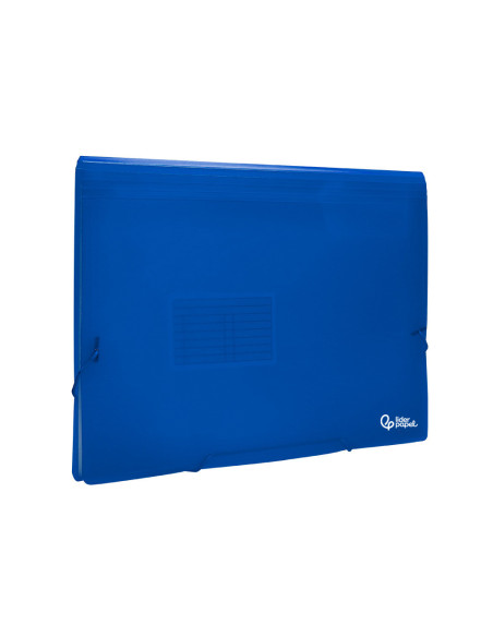 CARPETA BEAUT.CLASIF.FUELLE 32112 PP DIN A4 AZUL TPTE.-13 DEPARTAMENT