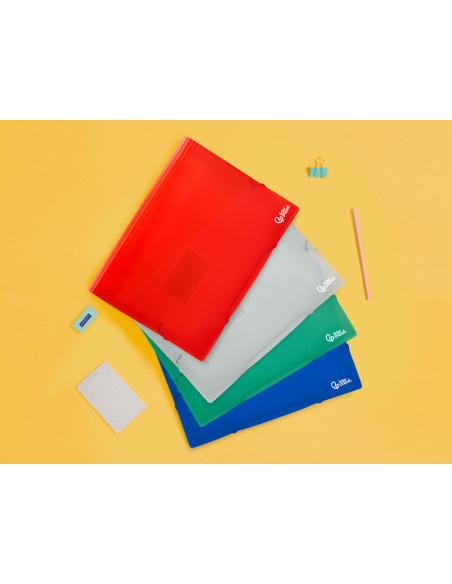 CARPETA BEAUT.CLASIF.FUELLE 32112 PP DIN A4 AZUL TPTE.-13 DEPARTAMENT