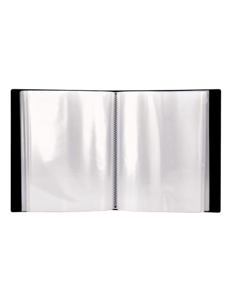 CARPETA ESCAPARATE 100 FUNDAS PP A4 NG.C/CAJETIN