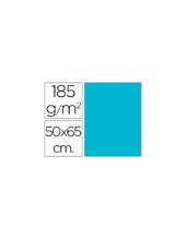 CARTULINA GUARRO AZUL TURQUESA-50X65 CM 185 GR 2