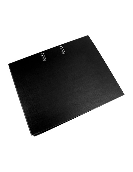ARCH.PAL.LIDERPAPEL C.FORRADO FL.NEGRO C/RADO