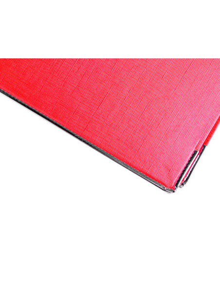 ARCH.PAL.LIDERPAPEL C.FORRADO FL.ROJO C/RADO
