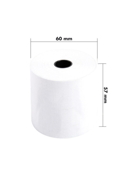 ROLLO SUMADORA TERMICO Q-CON.57 MM ANCHO X 60 MM DIAMETRO