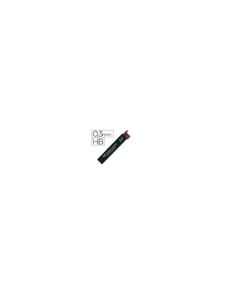 MINAS FABER GRAFITO 9063 0,3 MM HB ESTUCHE 12 MINAS