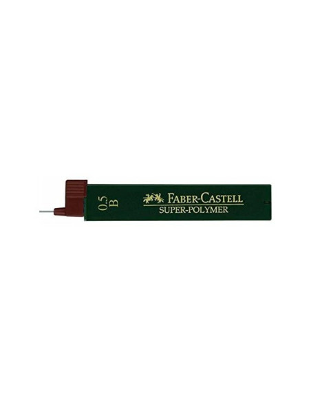 MINAS FABER GRAFITO 9065 0,5 MM 2B ESTUCHE 12 MINAS