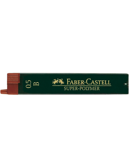 MINAS FABER GRAFITO 9065 0,5 MM B ESTUCHE 12 MINAS