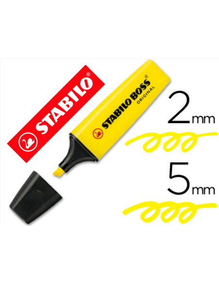 ROTULADOR STABILO BOSS FLUOR 70 AMARILLO