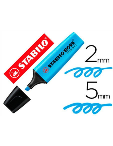 ROTULADOR STABILO BOSS FLUOR 70 AZUL