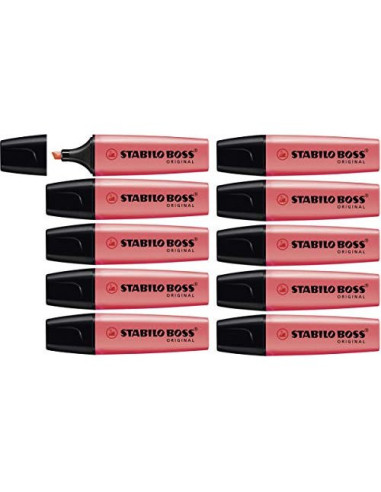 ROTULADOR STABILO BOSS FLUOR 70 ROJO