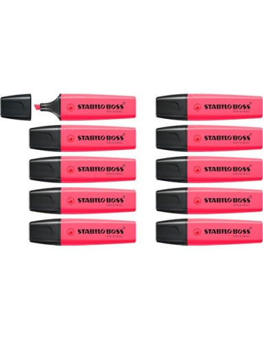 ROTULADOR STABILO BOSS FLUOR 70 ROSA