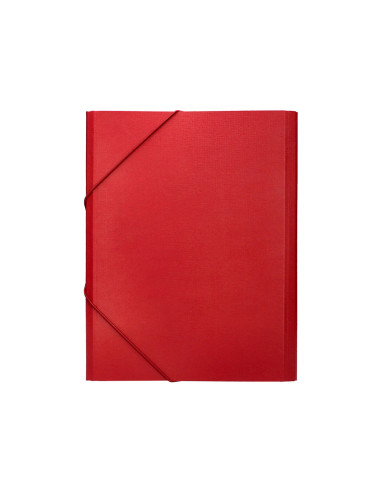 CARPETA CLASIF.A C.FORRADO SOLAPA ROJA 12 DEPARTAMENTOS