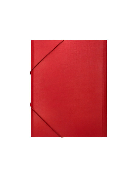 CARPETA CLASIF.A C.FORRADO SOLAPA ROJA 12 DEPARTAMENTOS