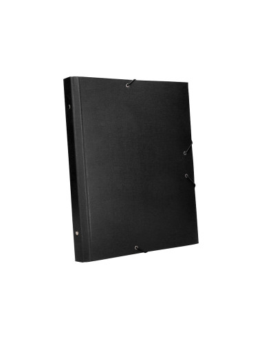 CARPETA CLASIF.A C.FORRADO SOLAPA NEGRA 12 DEPARTAMENTOS