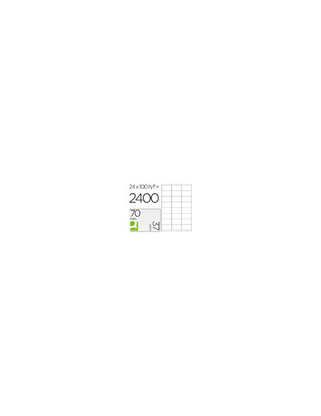 ETIQUETA ADH. Q-CON. 70X37MM 100H.