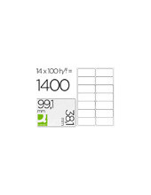 ETIQUETA ADH. Q-CON. 99,1X38,1MM 100H. 2