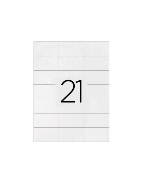 ETIQUETA ADH. Q-CON. 63,5X38,1MM 100H.