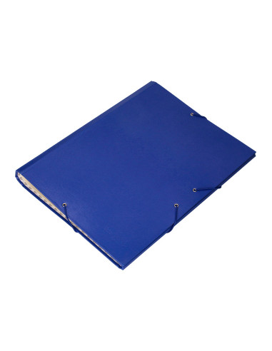 CARPETA CLASIF.A C.FORRADO SOLAPA AZUL 12 DEPARTAMENTOS