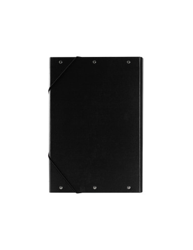 CARPETA PROYECTOS LOMO 3 CM NEGRA