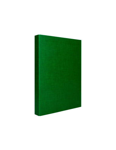 CARPETA 4 A 40 MM MIXTAS C.FORRADO PAPER FL.VERDE